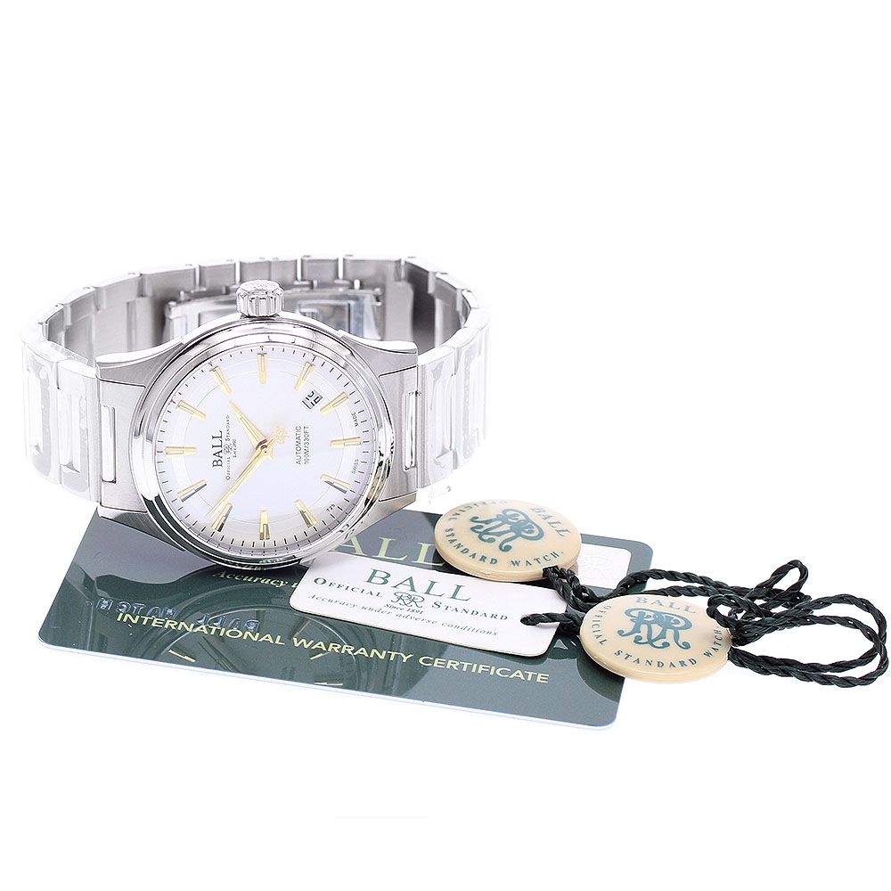 ボールウォッチ NM 2098 C-S 25 J-SL ファイヤーマン ヴィクトリー デイト 自動巻き メンズ ♥品 内箱 保証書付き_935388