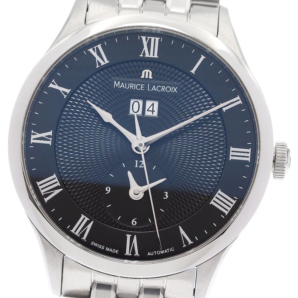 モーリスラクロア MAURICE LACROIX MP 6707-SS 002-310 マスターピース GMT メンズ 保証書付き_934294