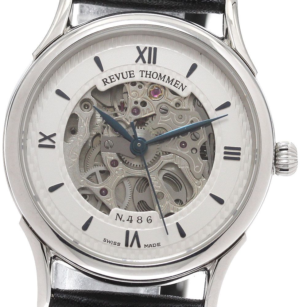 レビュートーメン REVUE THOMMEN 12001.2 スケルトン 自動巻き レディース _934635
