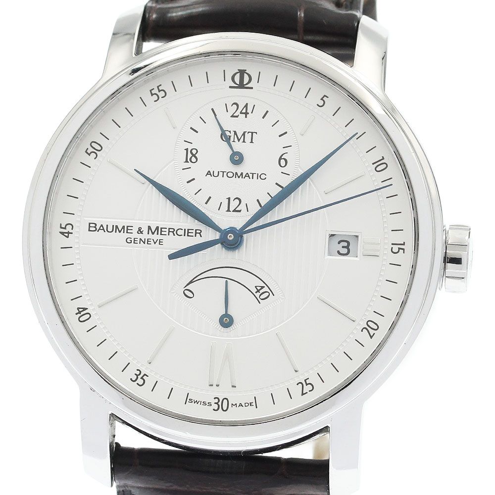 ボーム＆メルシェ Baume Mercier 65559 クラシマ GMT パワーリザーブ 自動巻き メンズ _932880