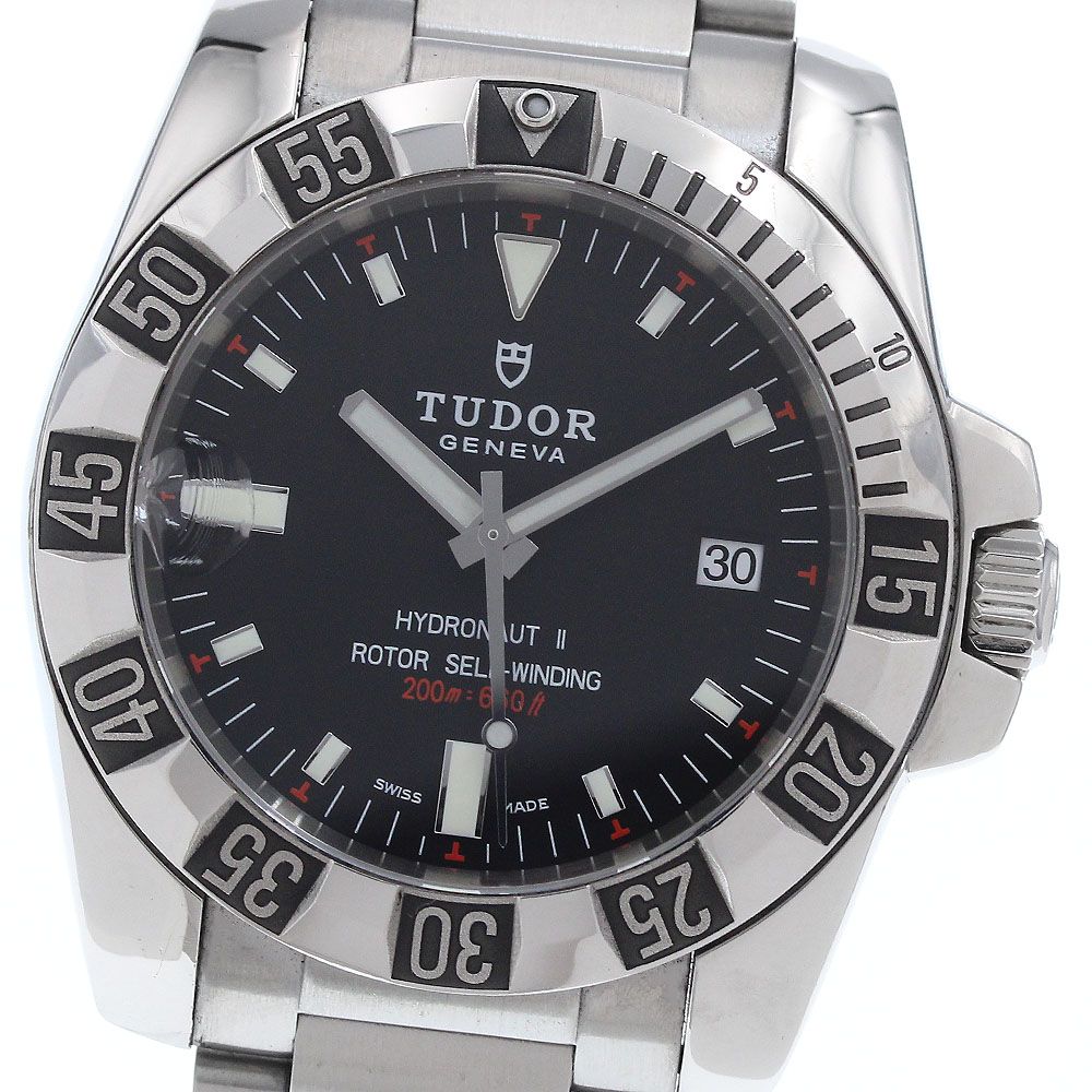 訳あり チュードル TUDOR 20040 ハイドロノート2 デイト 自動巻き メンズ _931011