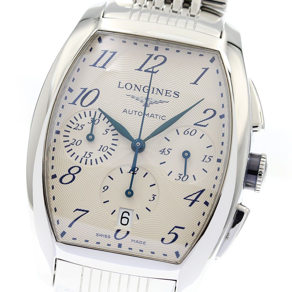 ロンジン LONGINES L2 643 4 エヴィデンツァ クロノグラフ デイト 自動巻き メンズ 保証書付き_919197