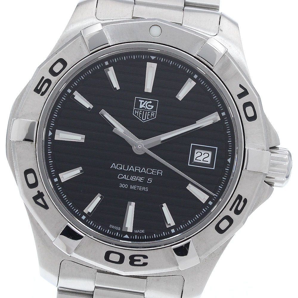 タグホイヤー TAG HEUER WAP2010 アクアレーサー デイト 自動巻き メンズ _922924