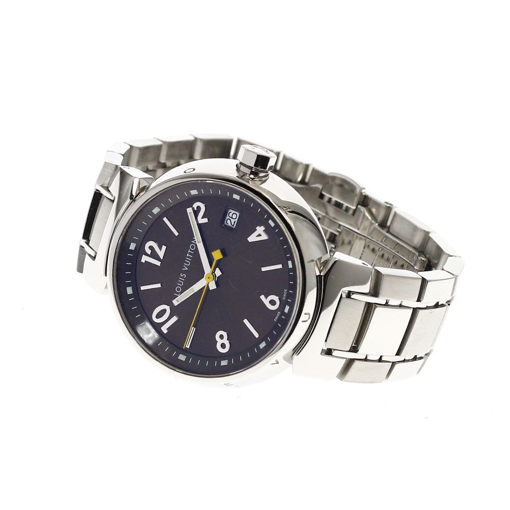 ルイ・ヴィトン LOUIS VUITTON Q1311 タンブール デイト クォーツ