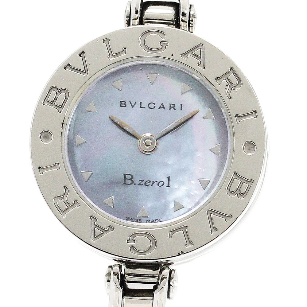ブルガリ BVLGARI BZ 22 S B-zero 1 ブルーシェル文字盤 バングル Sサイズ クォーツ レディース _931718