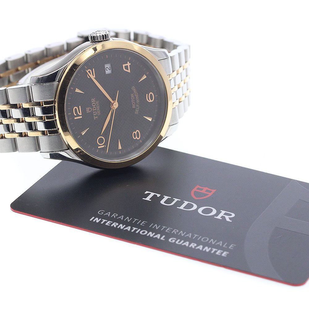 チュードル TUDOR 91451 1926 デイト 自動巻き メンズ 保証書付き_934286