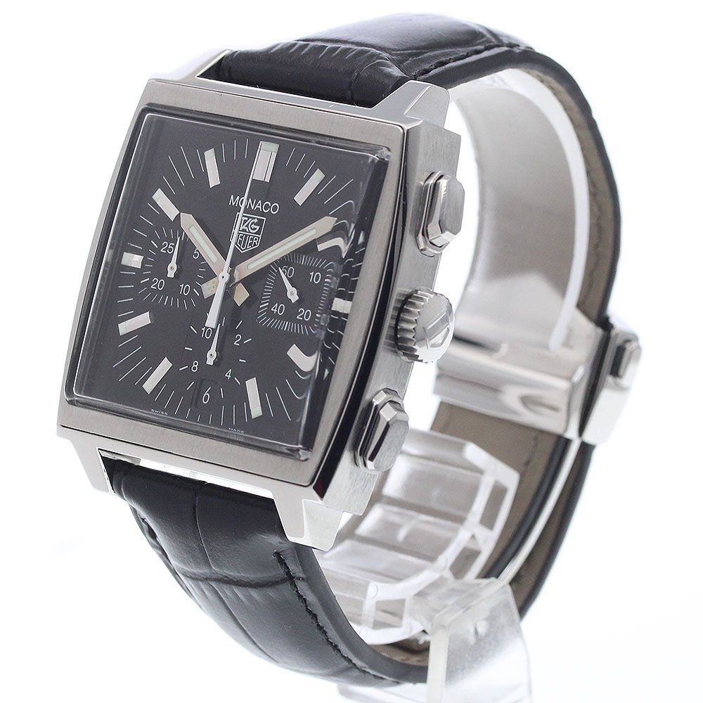 タグホイヤー TAG HEUER CW 2111-0 モナコ クロノグラフ デイト 自動巻き メンズ _935130