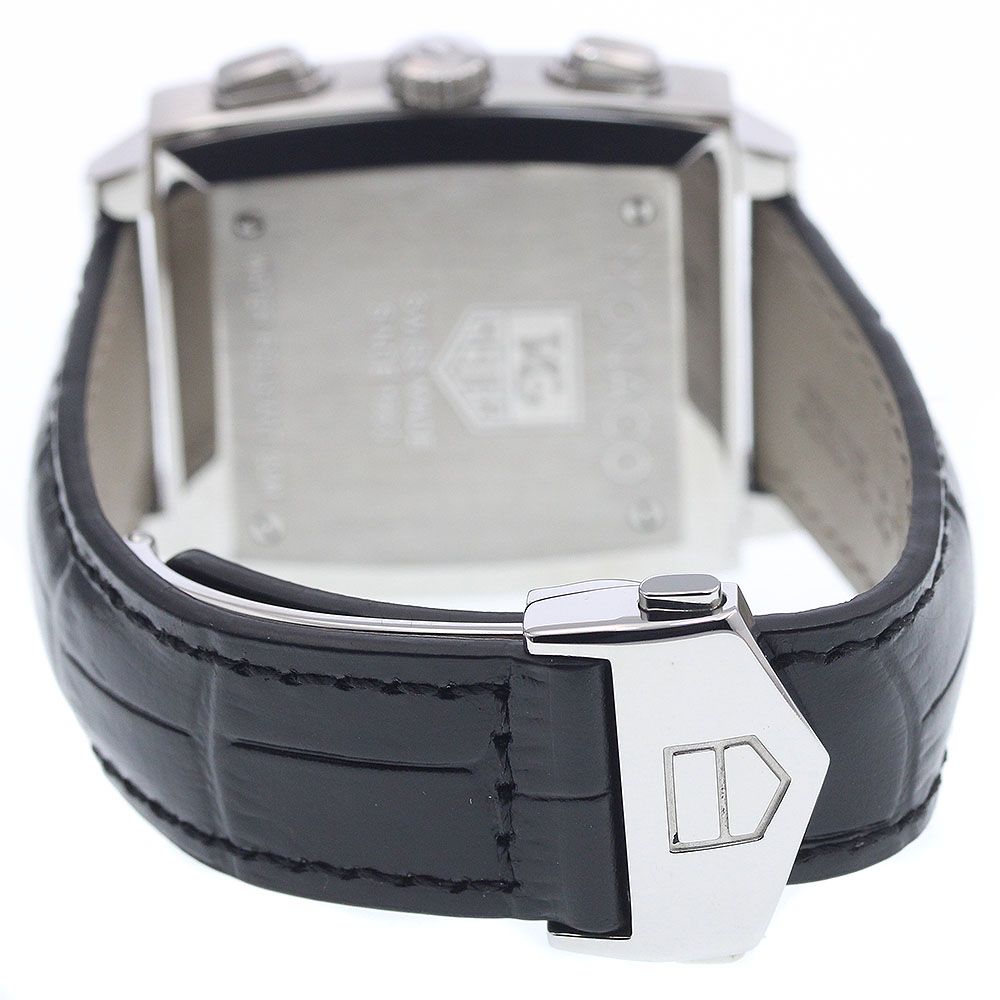  タグホイヤー TAG HEUER CW2111 0 モナコ クロノグラフ デイト 自動巻き メンズ _935130 コスパ重視 自動巻き時計 腕時計(アナログ)