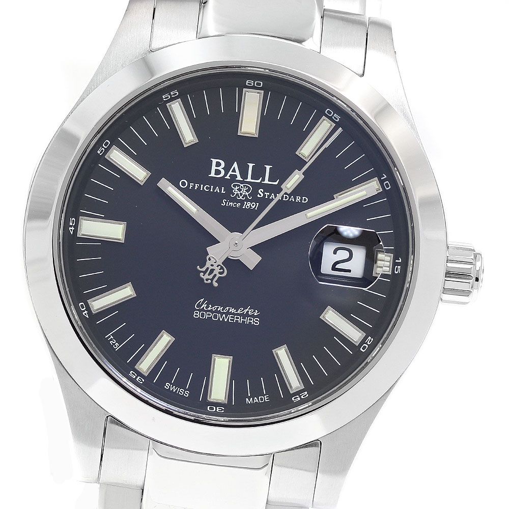ボールウォッチ BALLWATCH NM9032C S1CJ BK エンジニアM マーベライト デイト 自動巻き メンズ 未使用品 保証書付き_935384