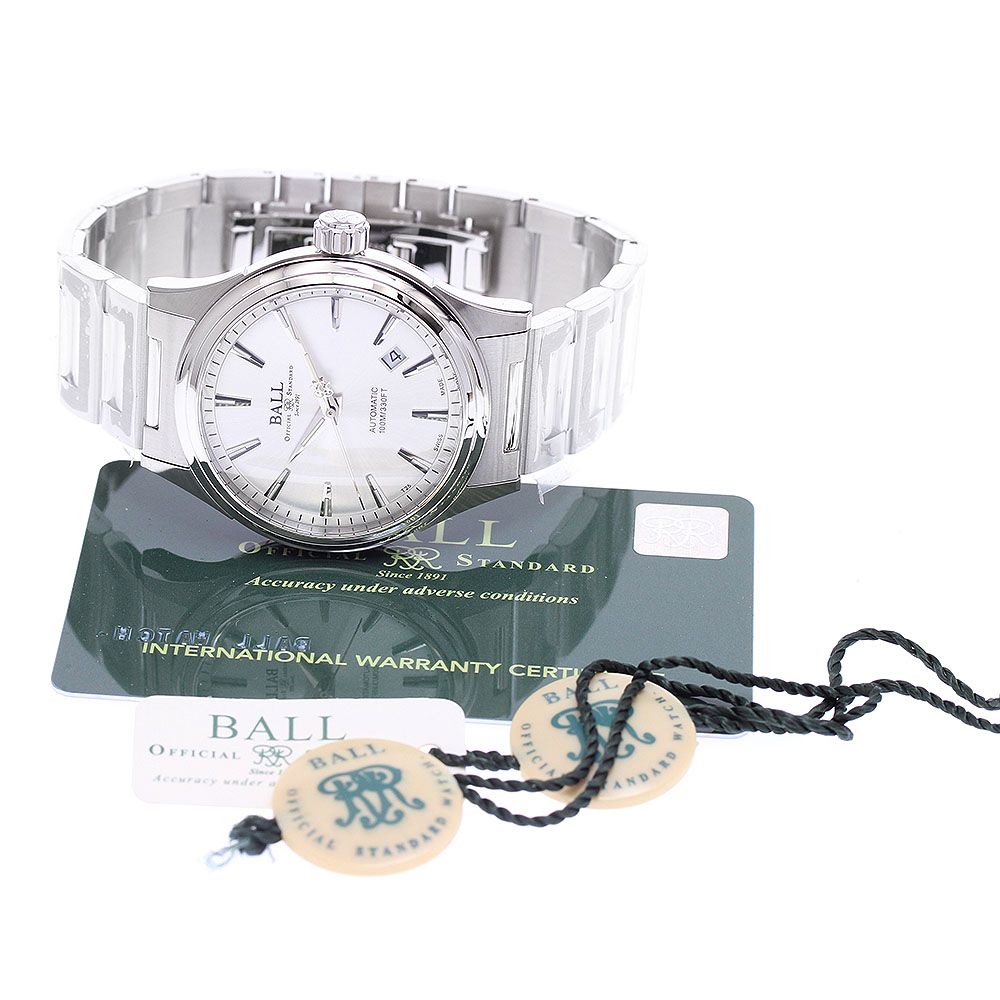 ボールウォッチ NM 2098 C-S 3 J-SL ファイヤーマン ヴィクトリー デイト 自動巻き メンズ ♥品 内箱 保証書付き_935397