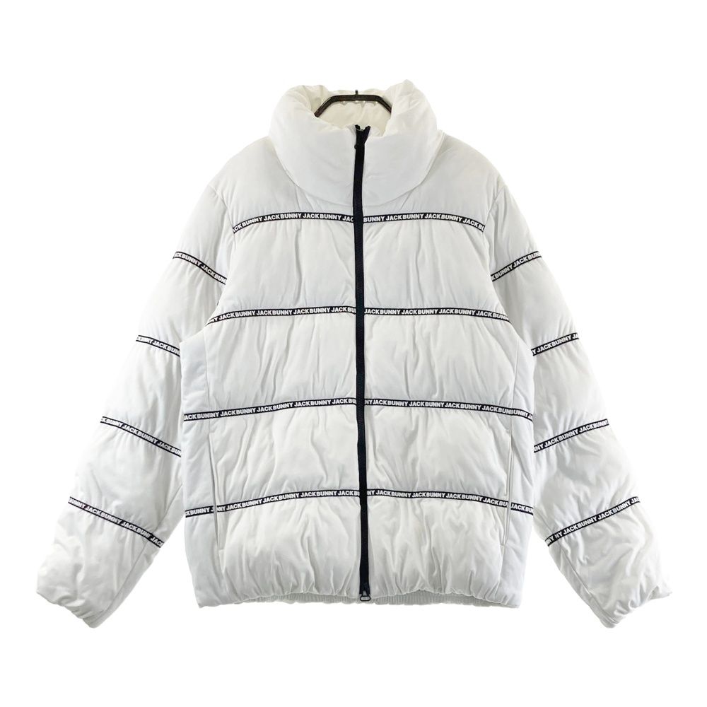サイズ 2 JACK BUNNY ジャックバニー 中綿ジャケット ホワイト系 ゴルフウェア レディース ストスト