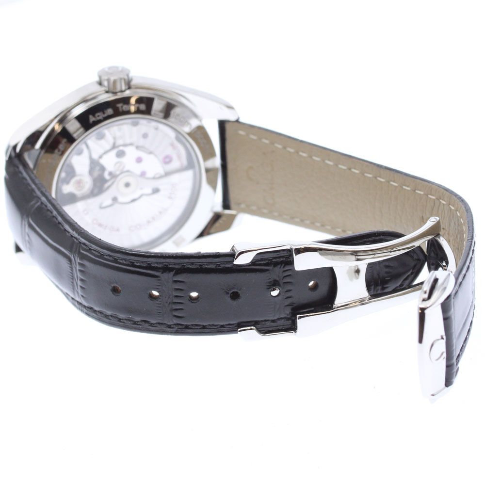  オメガ OMEGA 231 13 39 21 01 001 シーマスター アクアテラ デイト 自動巻き メンズ 保証書付き_934125 ハイネック 自動巻き時計 腕時計(アナログ)