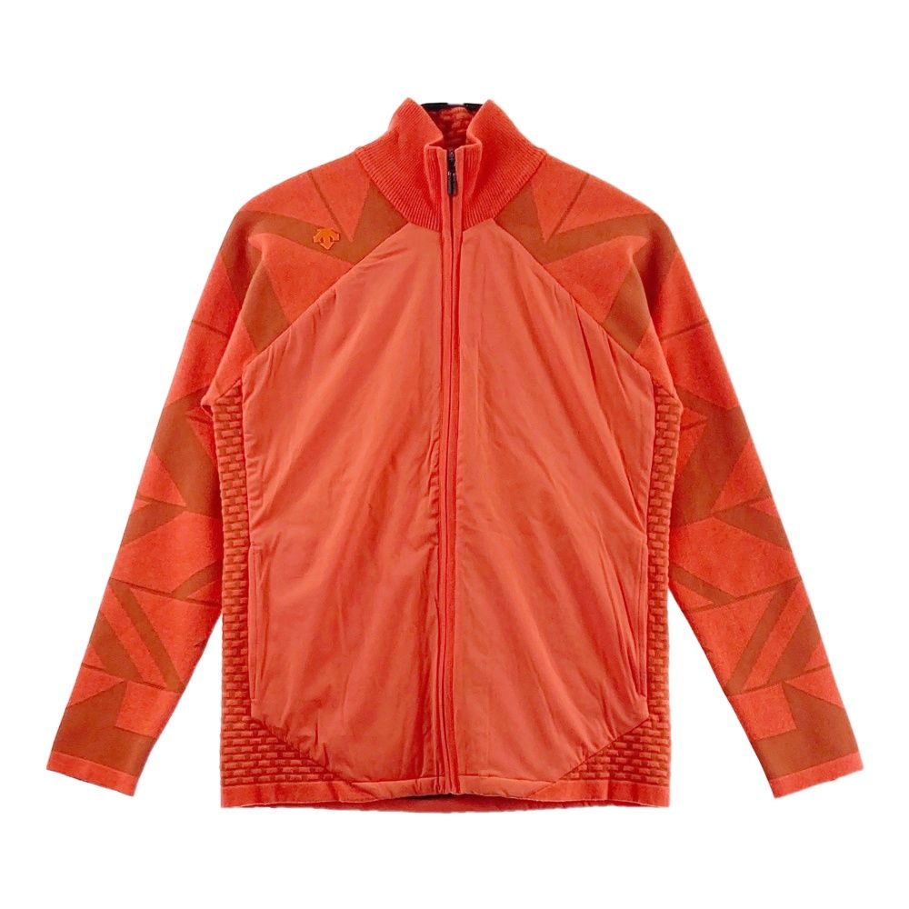 サイズ S GOLF デサントゴルフ 中綿切替ジャケット オレンジ系 ゴルフウェア メンズ ストスト
