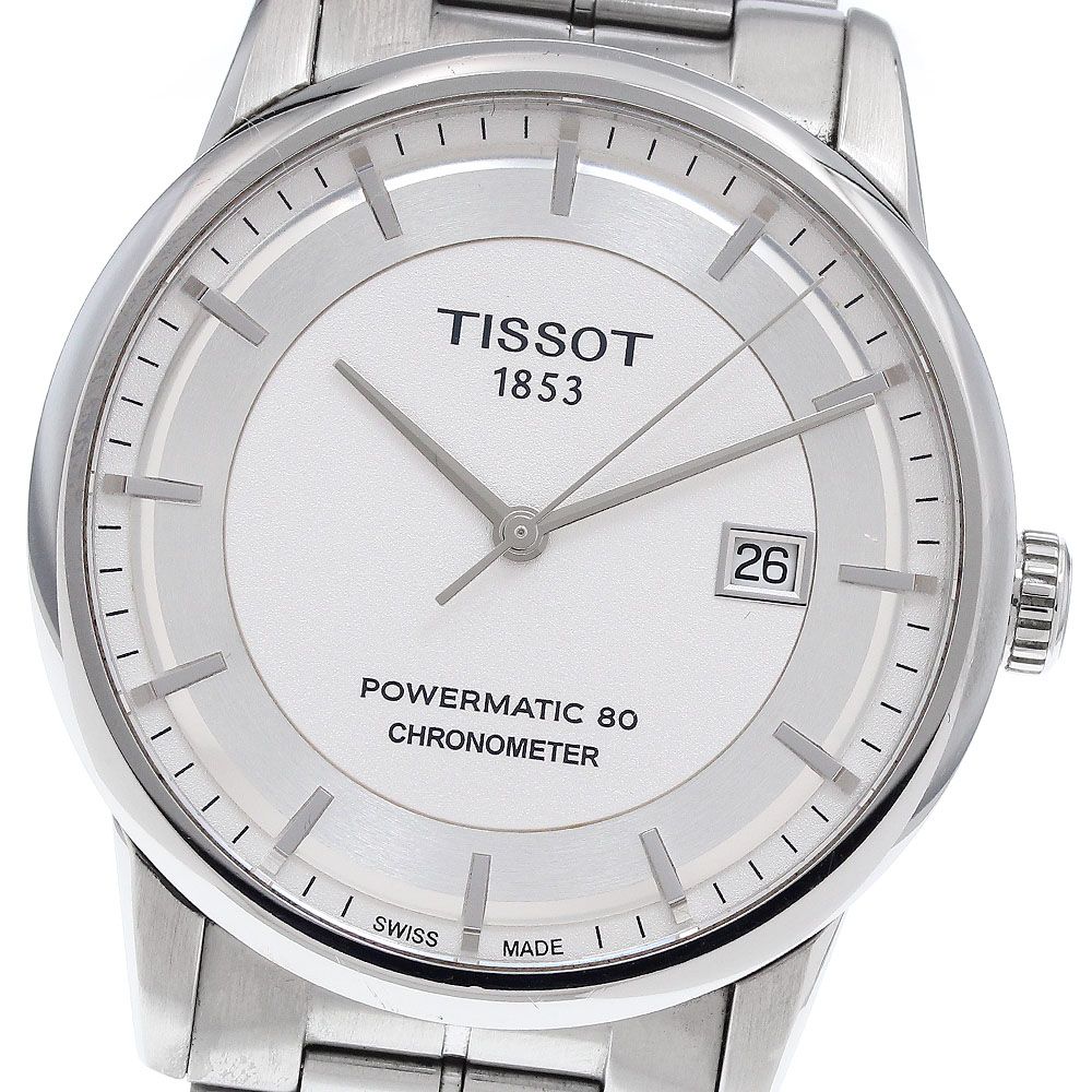 ティソ TISSOT T 086408 T-クラシック ラグジュアリー デイト 自動巻き メンズ _922905