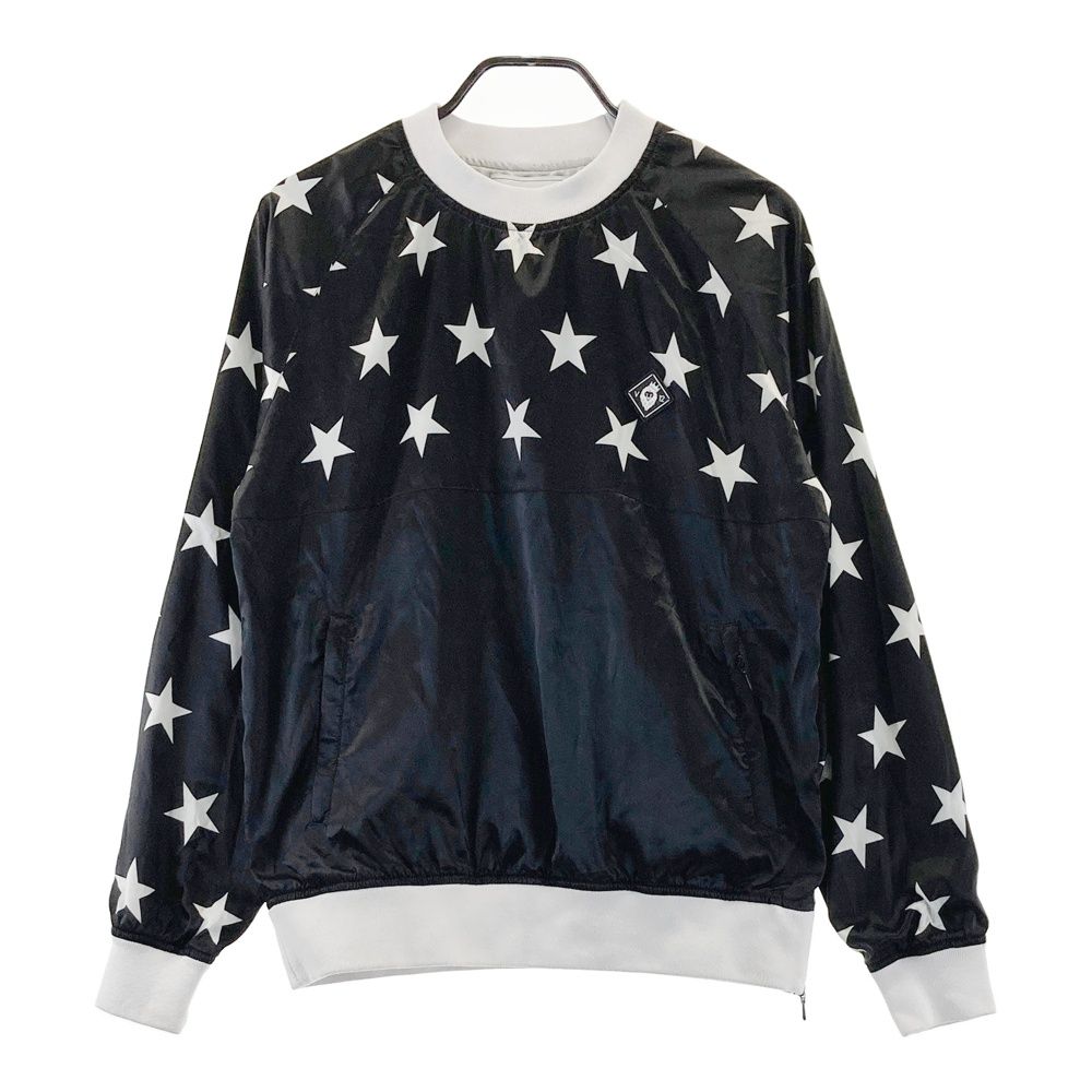 サイズ V 12 ヴィトゥエルヴ 蓄熱 長袖ブルゾン 星柄 ブラック系 ゴルフウェア メンズ ストスト