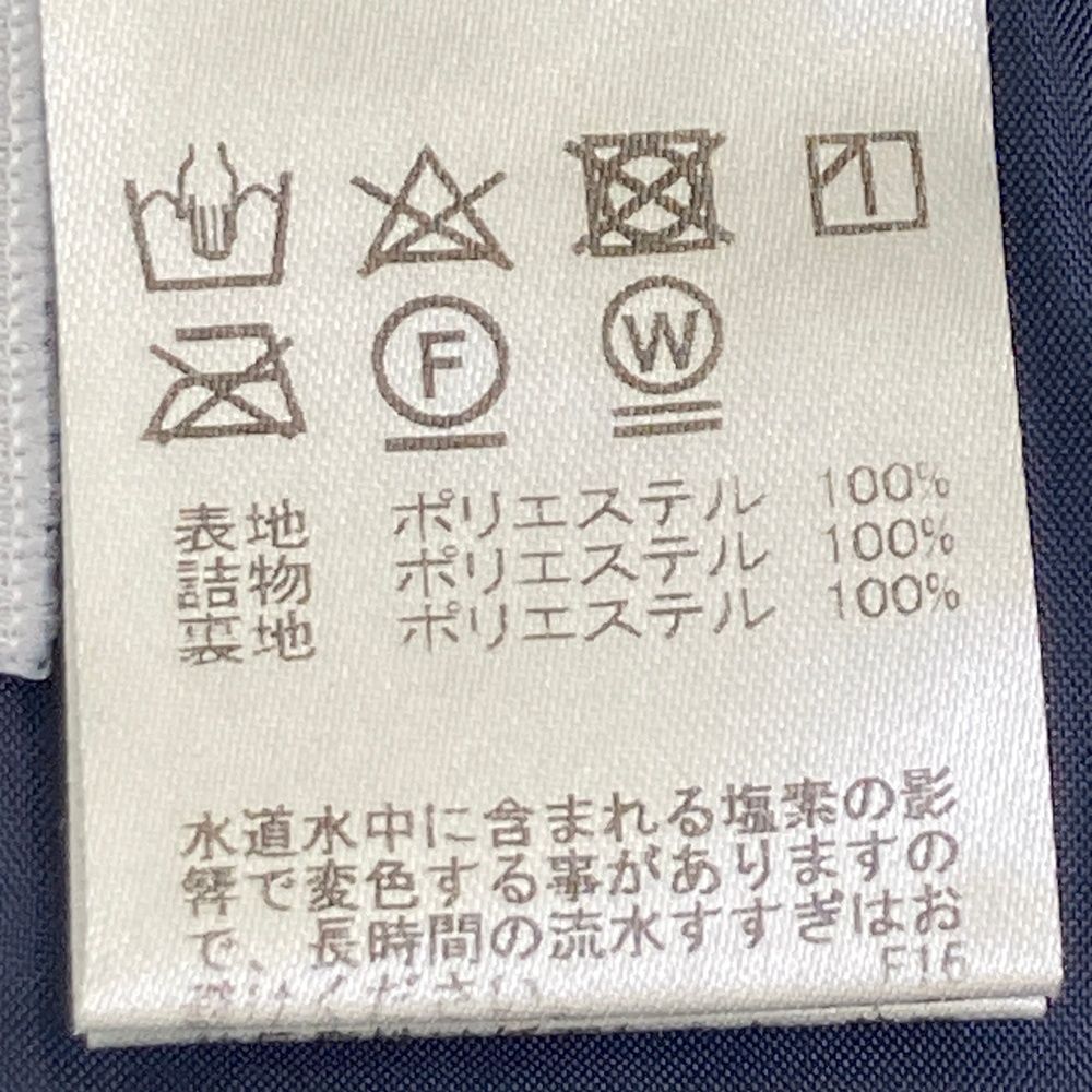 サイズ：L PARADISO パラディーゾ ロゴ刺繍入り中綿スカート ネイビー