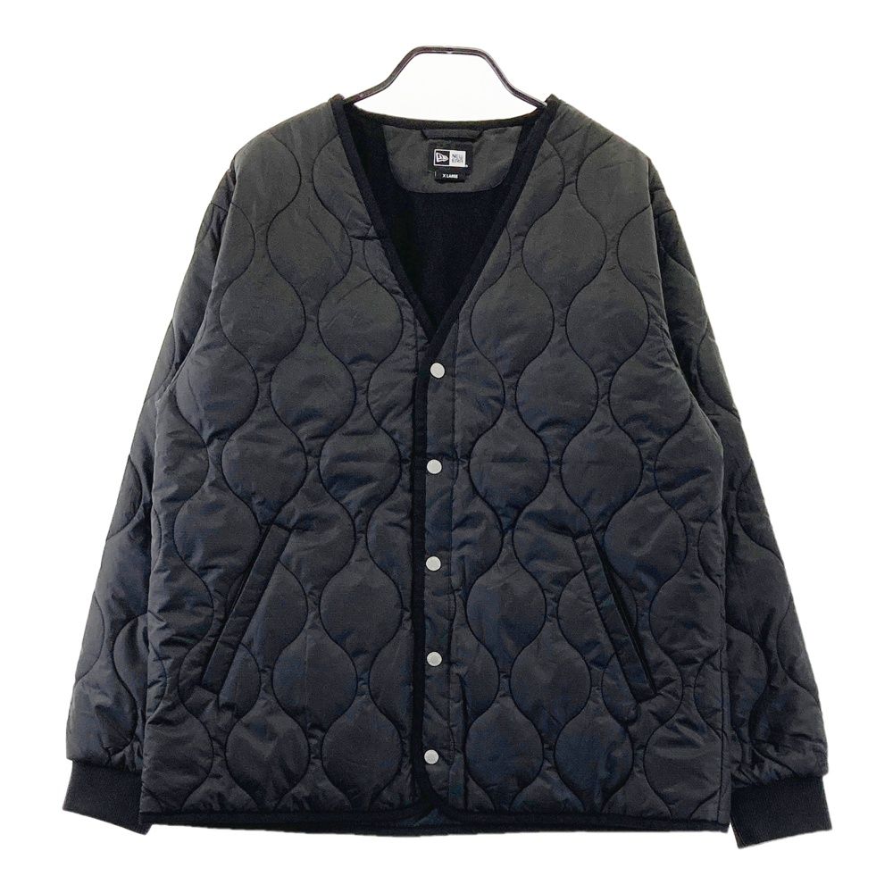 サイズ X LARGE ERA ニューエラ インサレーティッド キルティング 中綿ジャケット ブラック系 ゴルフウェア メンズ ストスト