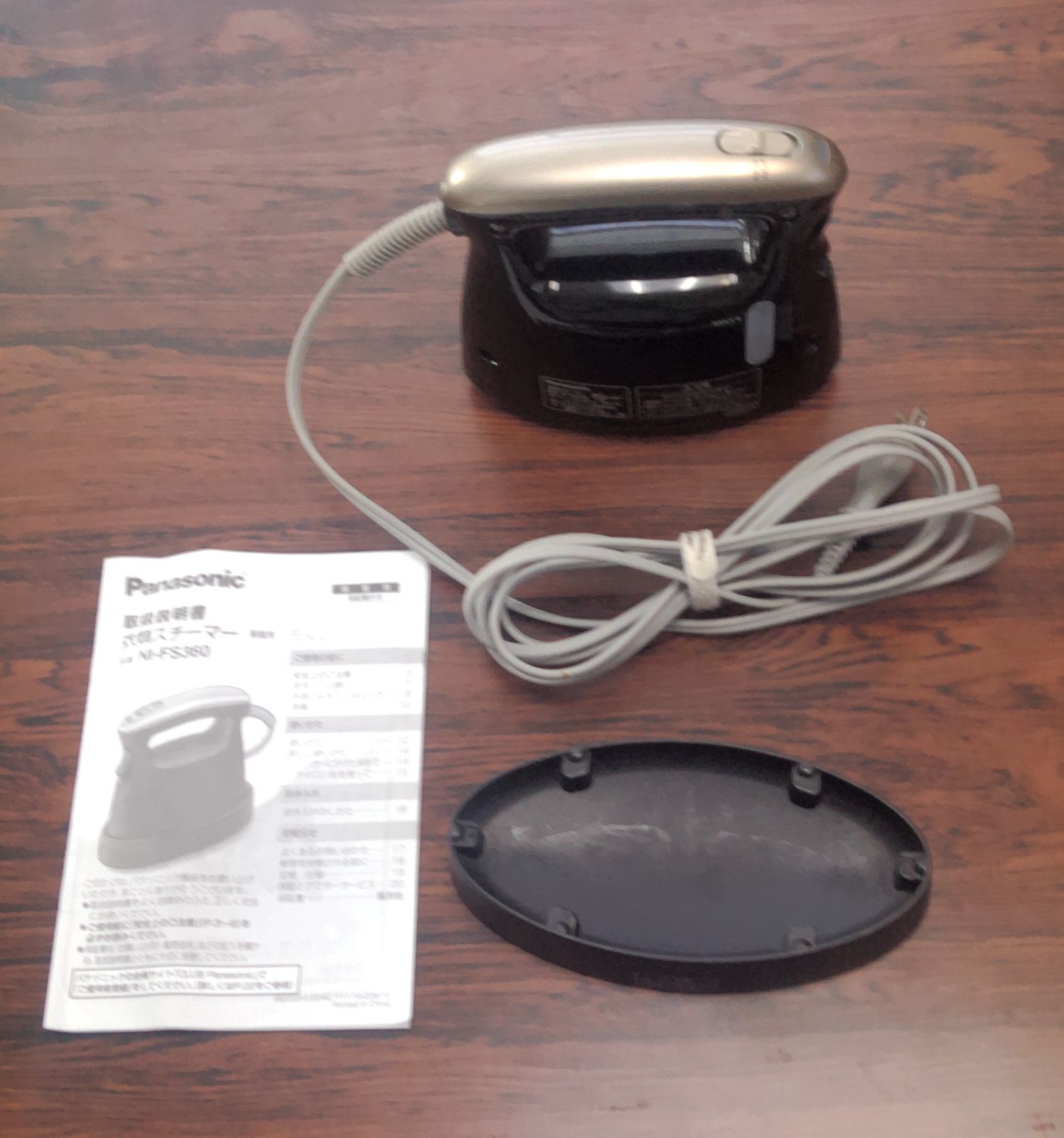 Panasonic 衣類スチーマー NI-FS360-K ブラック - メルカリ