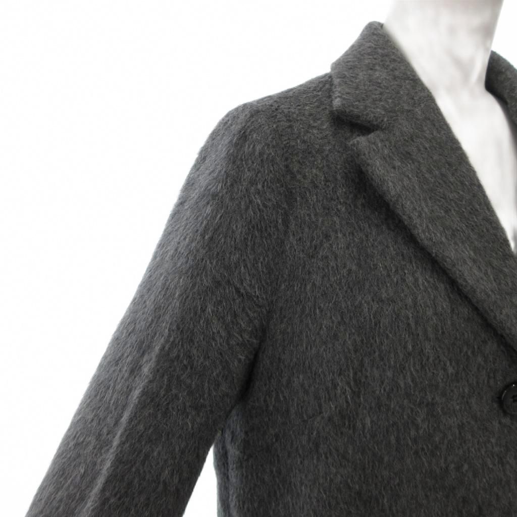 バビロン BABYLONE 美品 チェスターコート シャギー アルパカ混 36