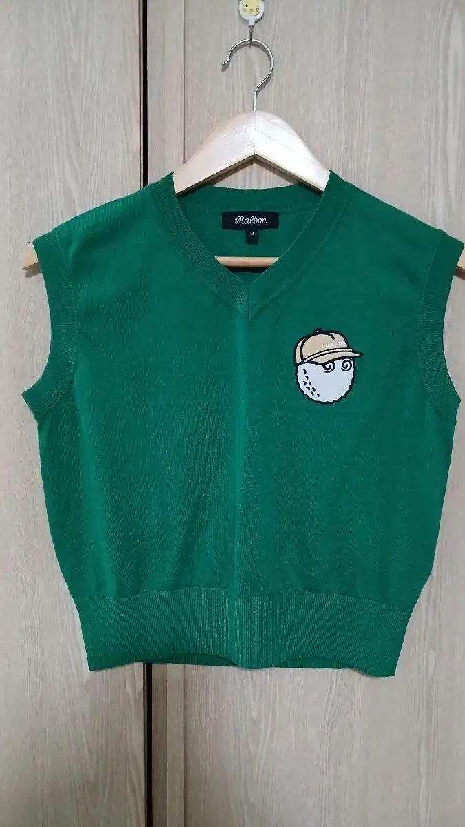 マルボンゴルフ ニット ベスト グリーン M