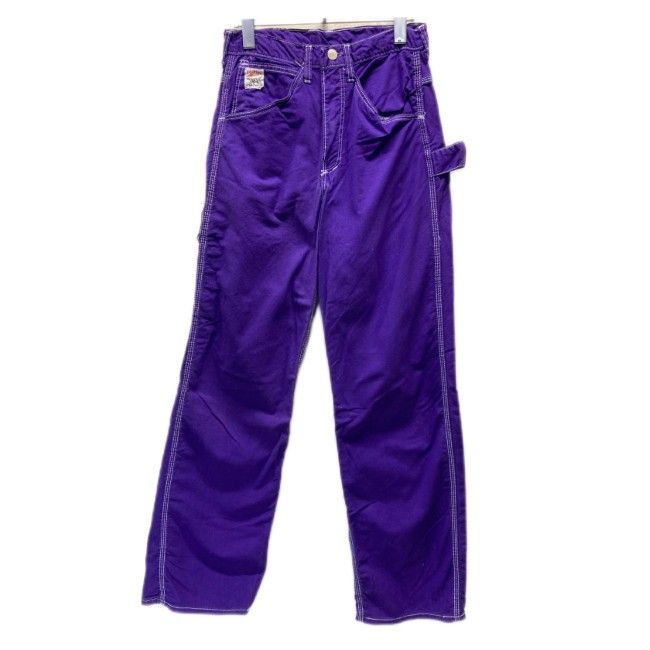 POINTER ペインターパンツ ボトムス ジップフライ 無地 カラーパンツ ワンポイント ブランドロゴ サイドポケット アメカジ 古着