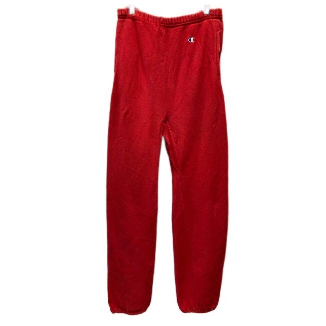 Champion スウェットパンツ 80 s 80年代 イージーパンツ ボトムス ウエストゴム 無地 裏起毛 ワンポイント ブランドロゴ ワッペン アメカジ 古着