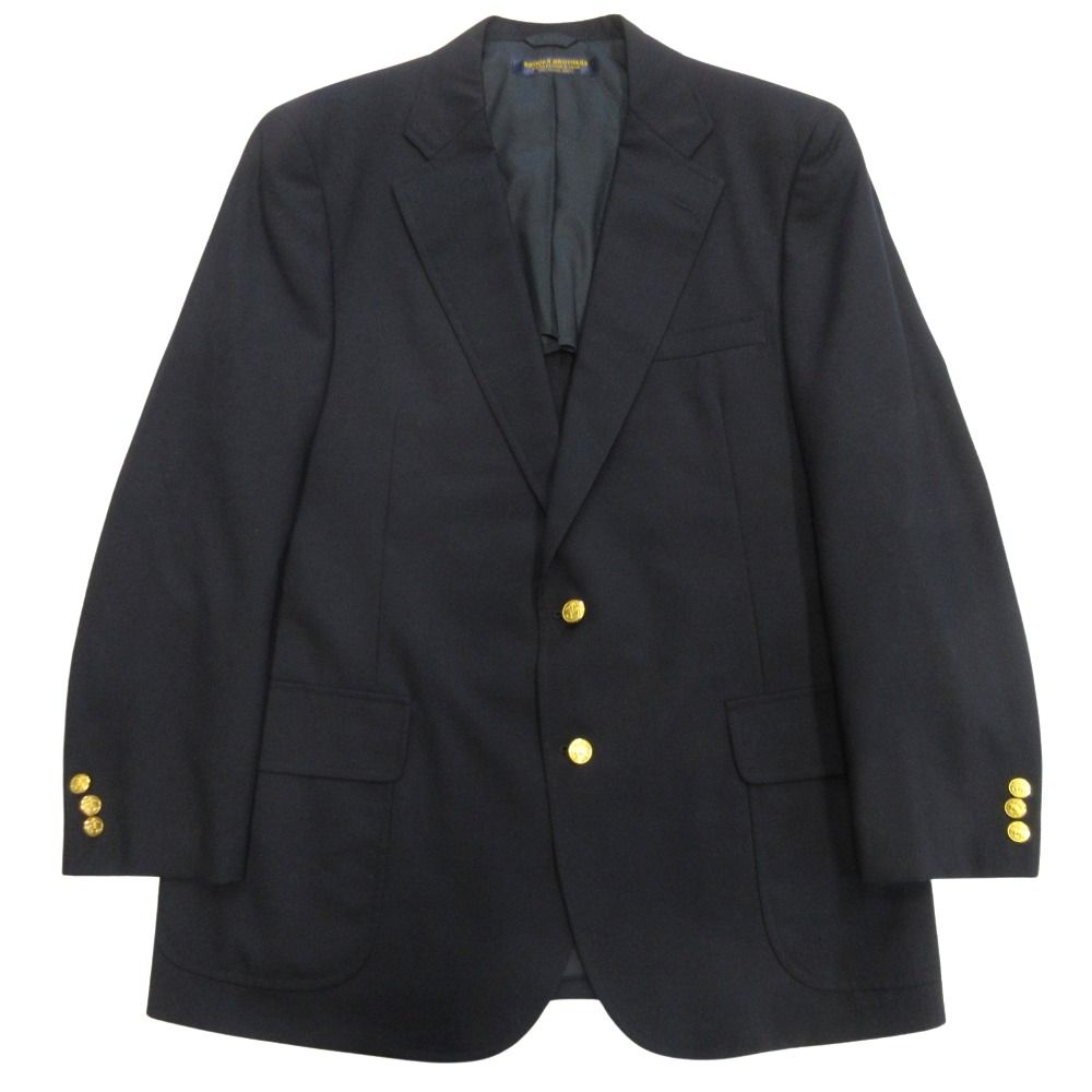 美品　ブルックスブラザーズ　ウールジャケットM ネイビー　ダブル金ボタン 美品 BROOKS BROTHERS ブルックスブラザーズ 80's 90's 金ボタン
