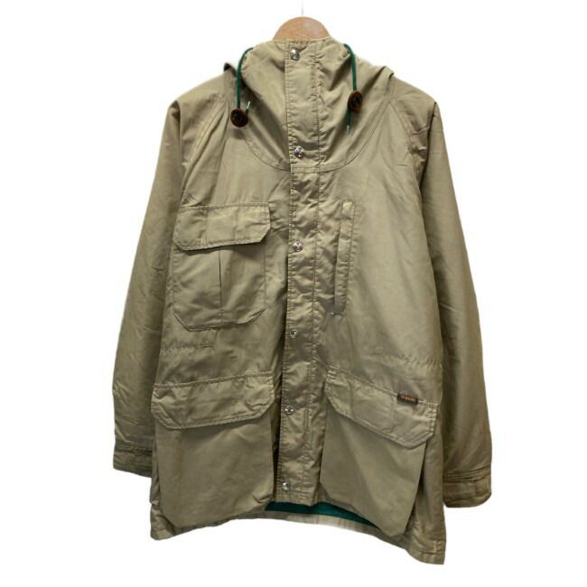 mont-bell ナイロンジャンパー マウンテンジャケット アウター フード フルジップ 無地 日本製 アウトドア 古着