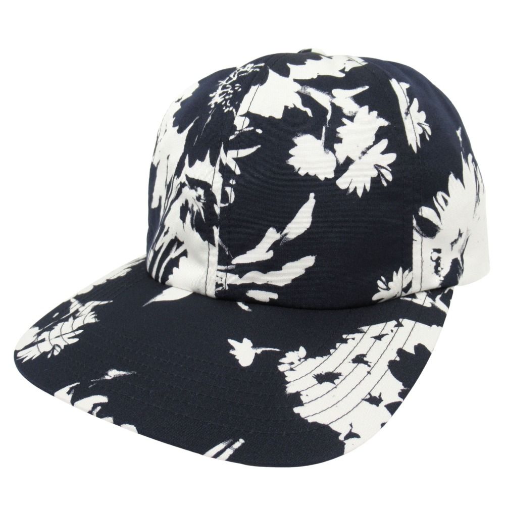 ♥ 25 SS キジマタカユキ FLOWER PRINT 6 PANEL CAP フラワープリント 6パネル キャップ 帽子 サイズF メンズ レディース 古着
