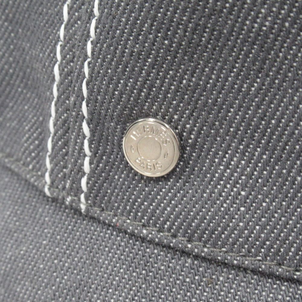 新品同様 HERMES エルメス デニム エデン バケット ハット 帽子 セリエ