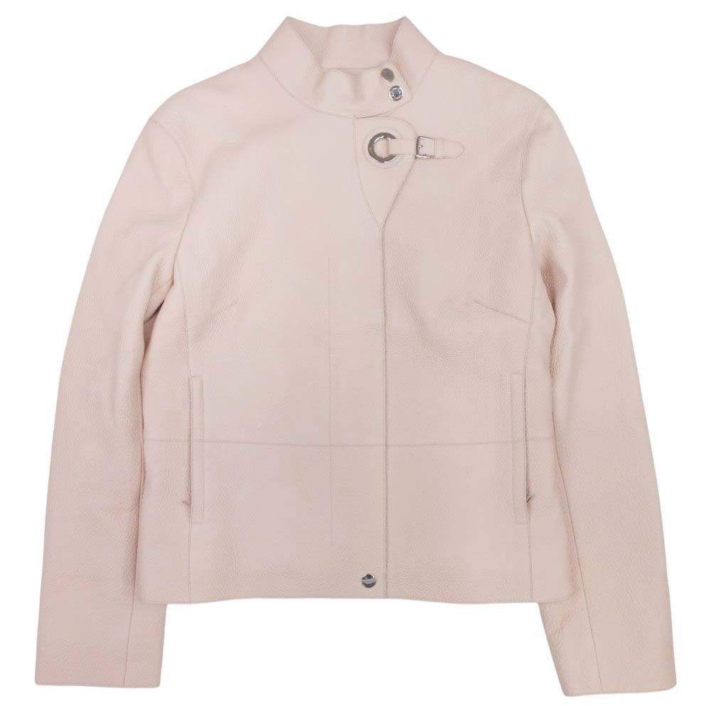 HERMES エルメス カジュアルジャケット レディース 【古着】【中古】 未使用 HERMES エルメス バックル レザージャケット ライダース