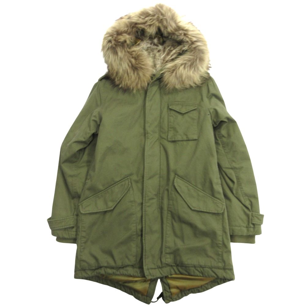 アレッサンドラ シャモニー モッズ コート フィッシュテール パーカー ジャケット ミリタリー 44 カーキ メンズ 古着
