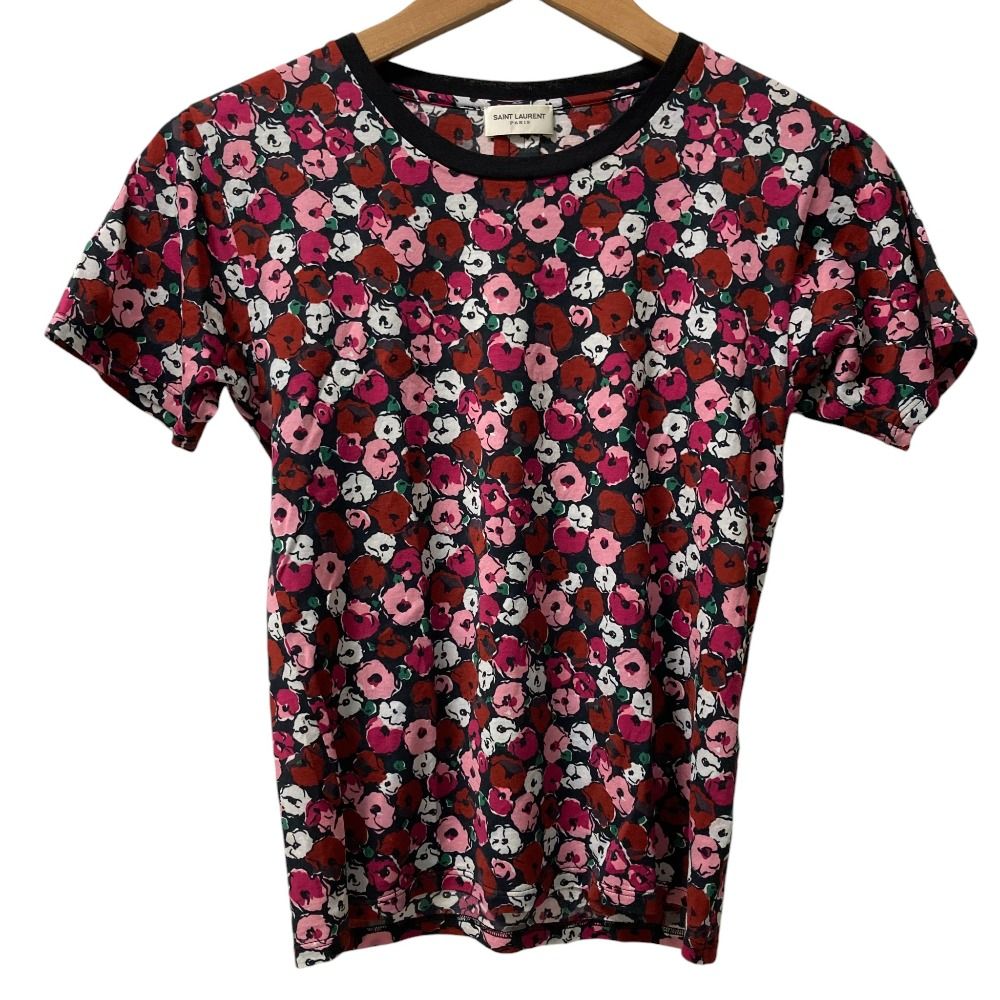 美品 SAINT LAURENT PARIS サンローランパリ エディ期 フラワー