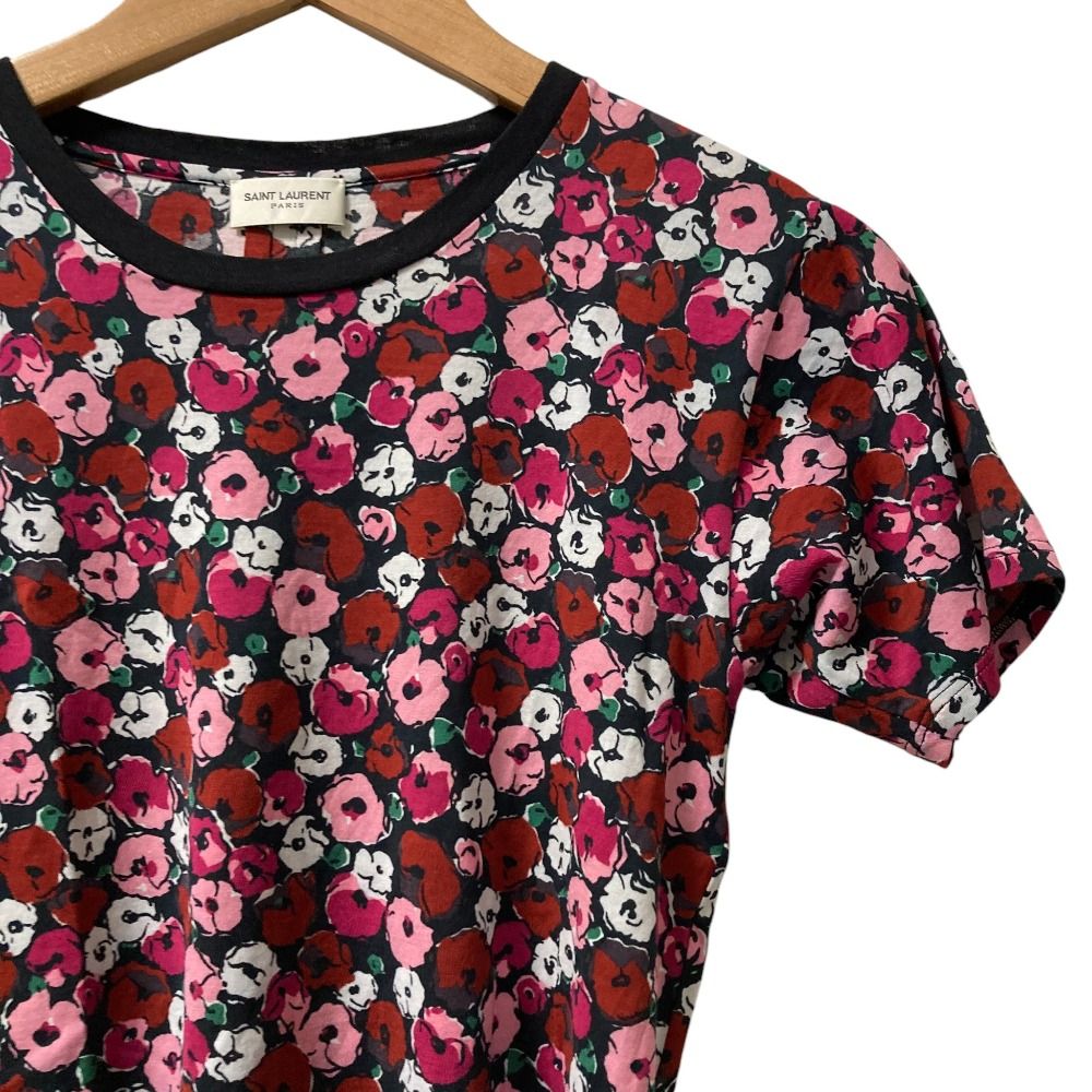 美品 SAINT LAURENT PARIS サンローランパリ エディ期 フラワー