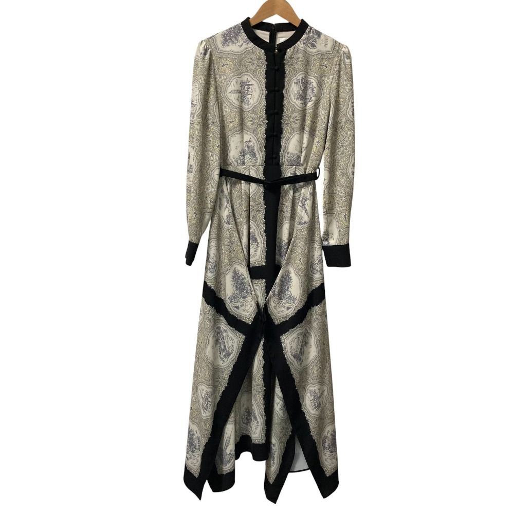 Ameri VINTAGE アメリヴィンテージ ペイズリー柄プリント シャツワンピース サイズM アイボリー レディース 古着