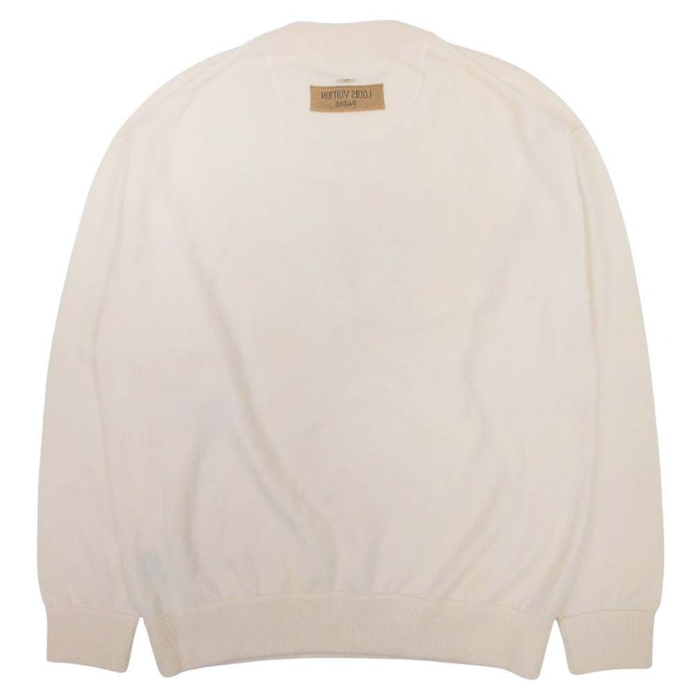 20 ss LOUIS VUITTON ルイヴィトン インサイドアウト カシミヤ セーター ニット トップス 長袖 S アイボリー ベージュ メンズ 古着