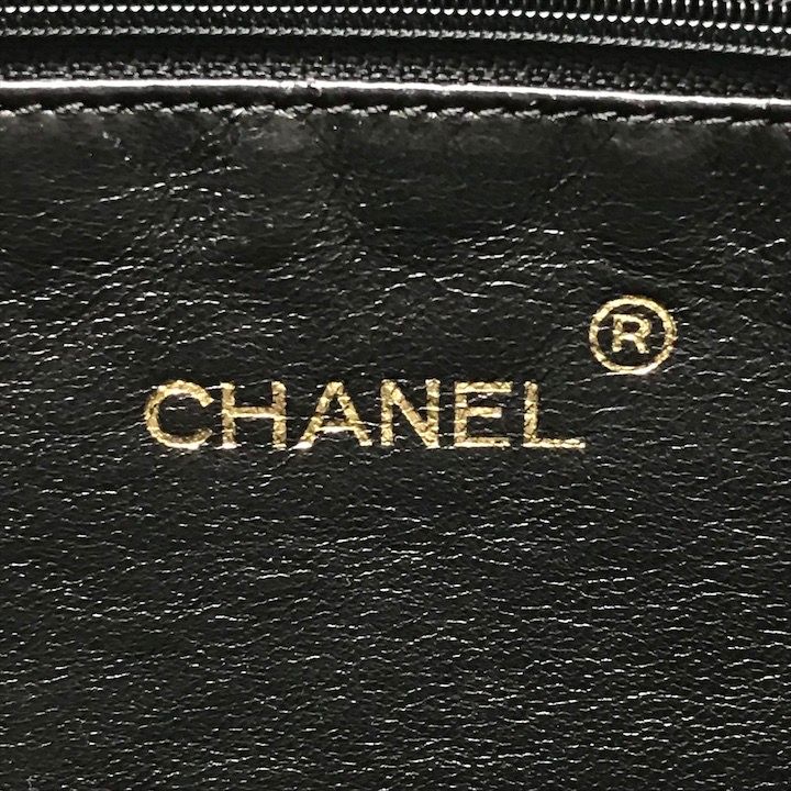 美品 CHANEL シャネル ココマーク オーストリッチ レザー ヴィンテージ