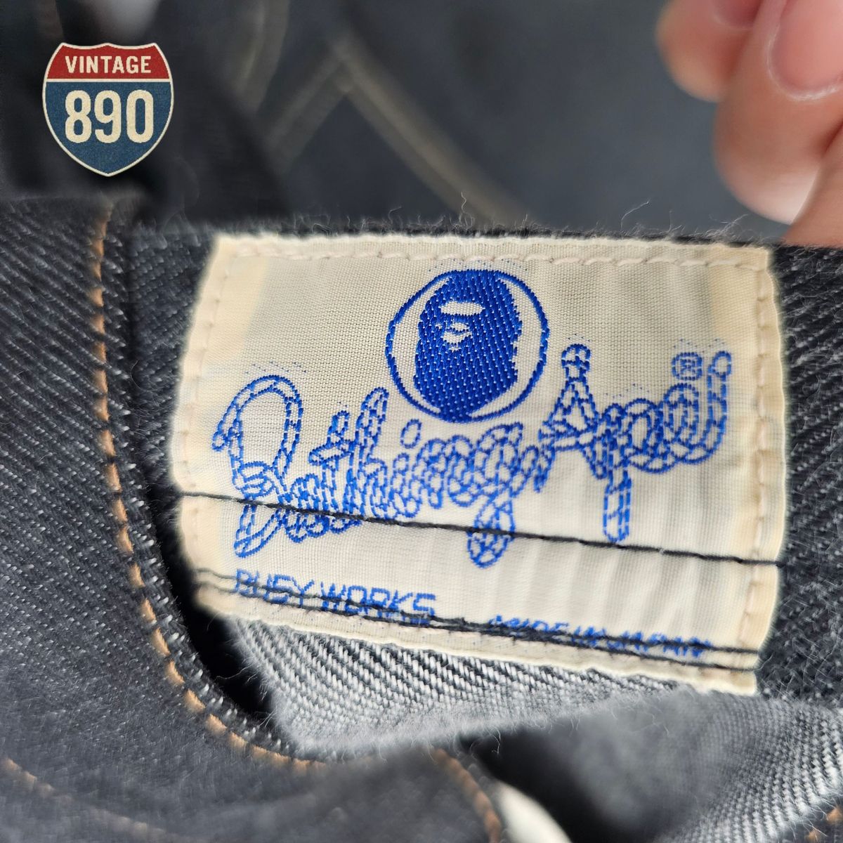  XS A BATHING APE アベイシングエイプ ベイプ 90 s デニム ズボン その他 デニム ジーンズ