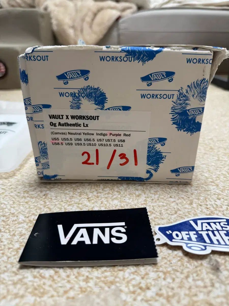 VANS ワークスアウト コラボ モデル パープル 265