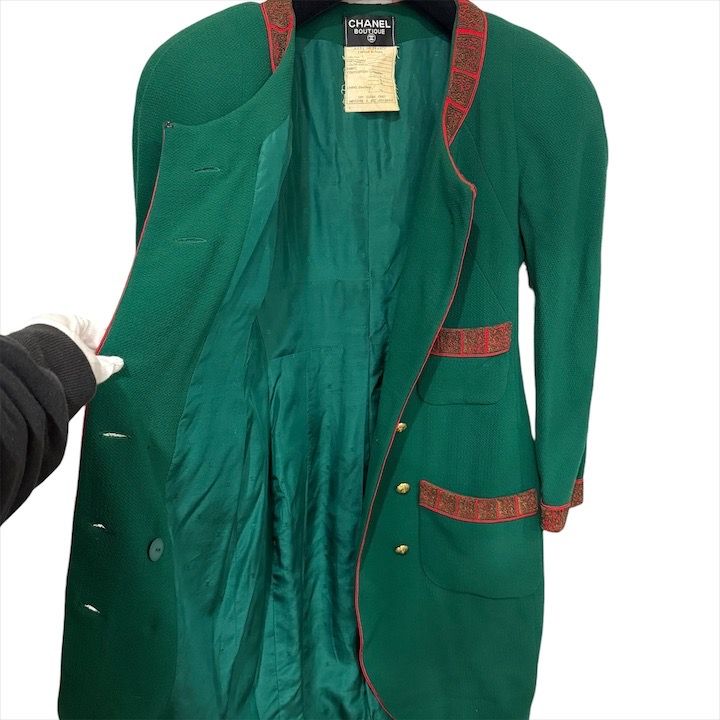 良品 激レア CHANEL シャネル ココマーク ボタン ヴィンテージ コート