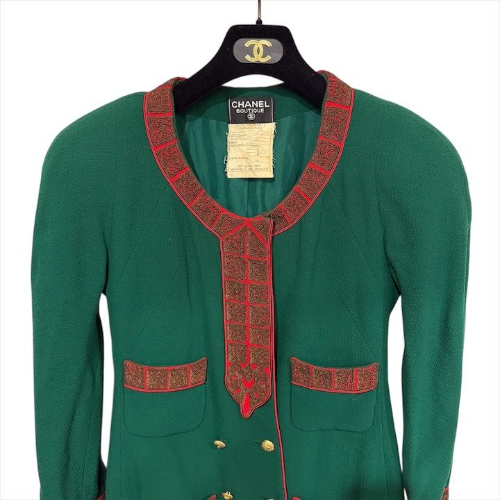 良品 激レア CHANEL シャネル ココマーク ボタン ヴィンテージ コート