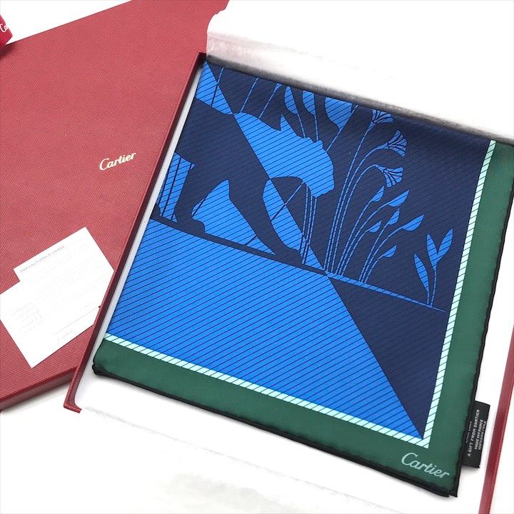 未使用 保管品 Cartier カルティエ カルチェ パンテール シルク100
