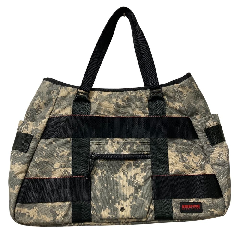 BRIEFING ブリーフィング デジタルカモフラージュ柄 トートバッグ グリーン×カーキ メンズ 古着