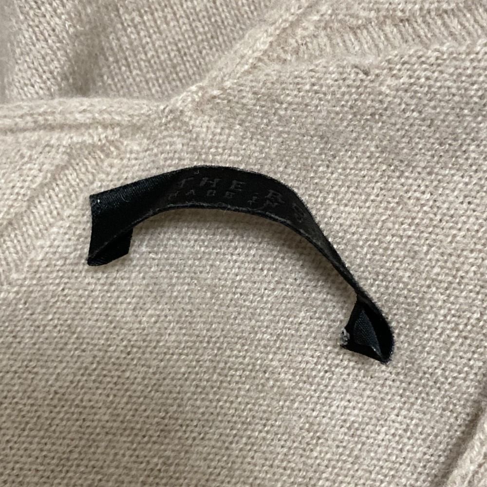 美品 THE ROW ザロウ 長袖 Vネック ニット セーター サイズXS ベージュ