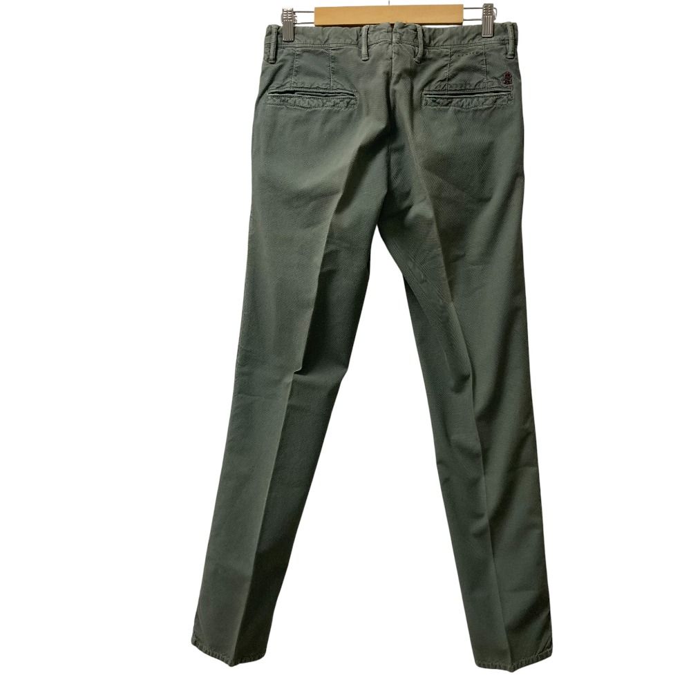 美品 INCOTEX インコテックス ウォッシュ加工 パンツ サイズ3 グリーン