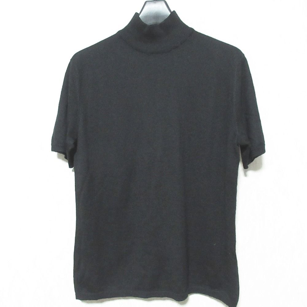 美品 BURBERRY LONDON バーバリーロンドン ハイネックシルクカシミア