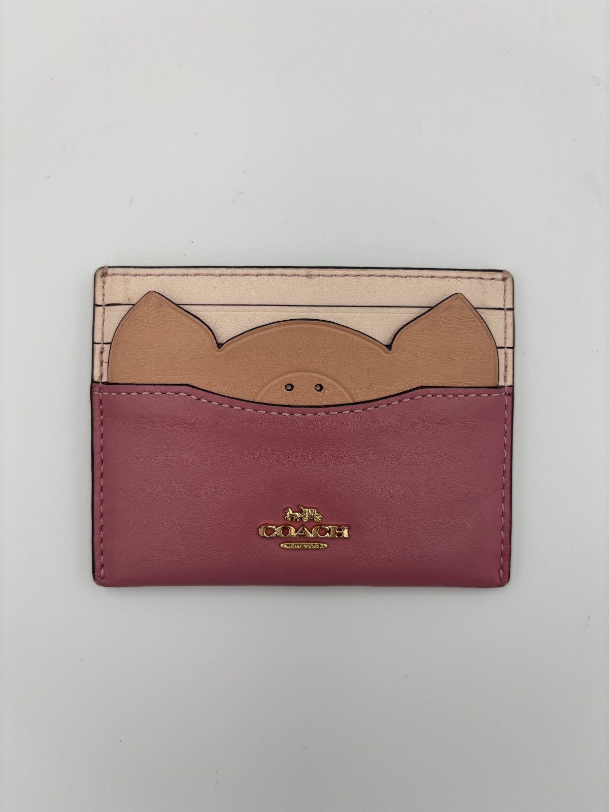 COACH ピンク豚型コインケース 【公式通販】
