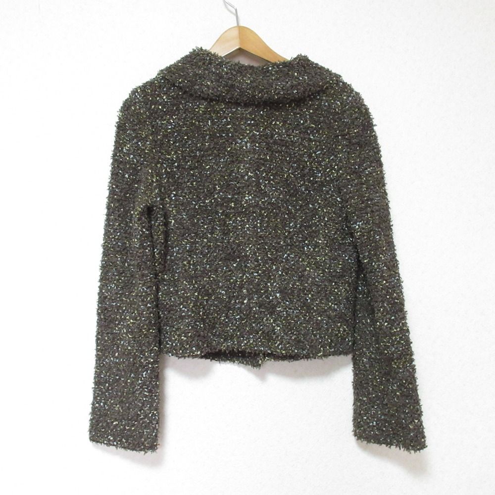 美品 FOXEY BOUTIQUE フォクシー テープヤーン カーディガン ニット