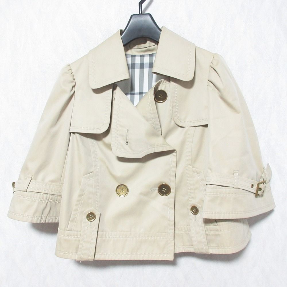良品 BURBERRY BLUE LABEL バーバリー ブルーレーベル ショート