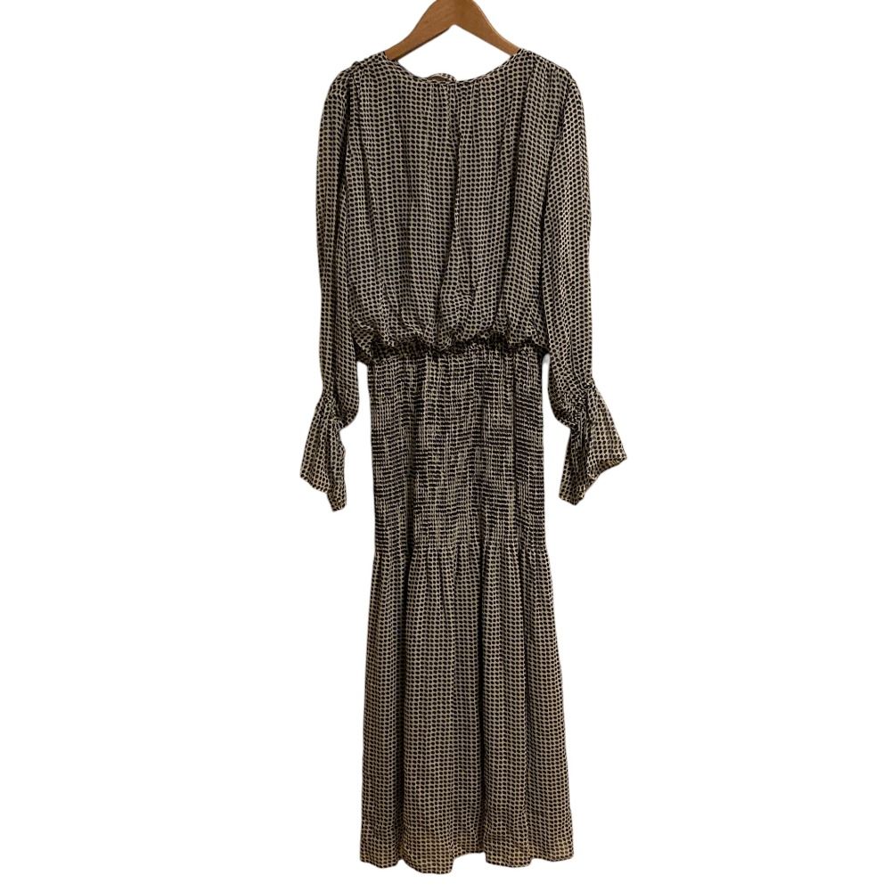 美品 R'IAM-PLAGE リアムプラージュ ドットプリント ギャザードレス